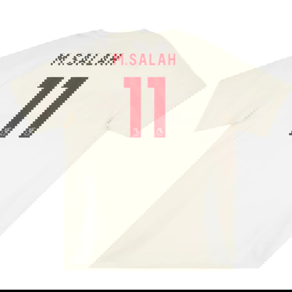 2025-2026 Liverpool Training Tee (White) (M.Salah 11)