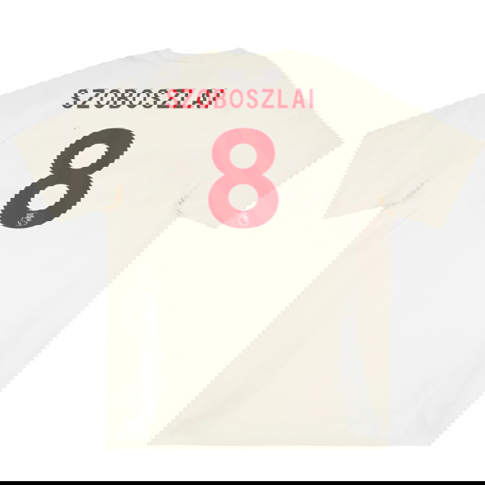 2025-2026 Liverpool Training Tee (White) (Szoboszlai 8)