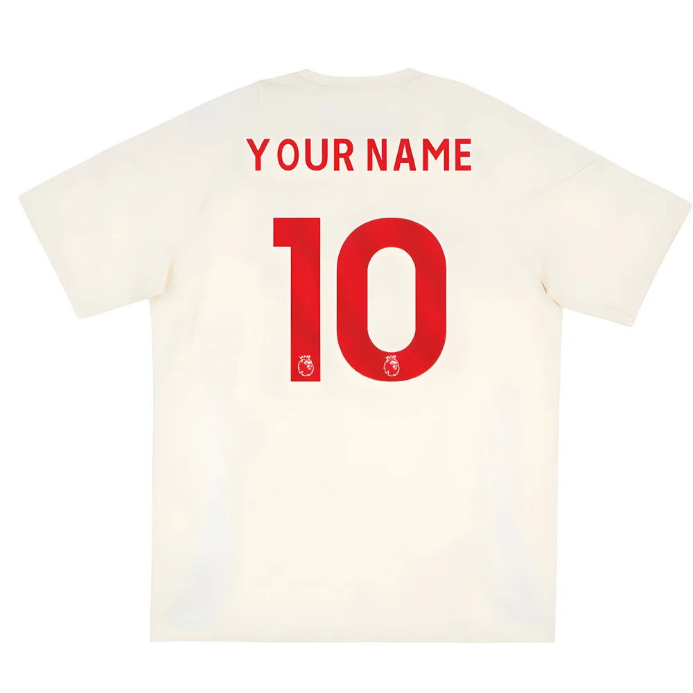 2025-2026 Liverpool Training Tee (White) (Your Name)