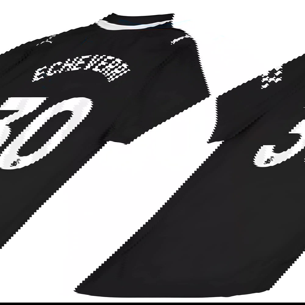2025-2026 Man City Authentic Away Shirt (Echeverri 30)