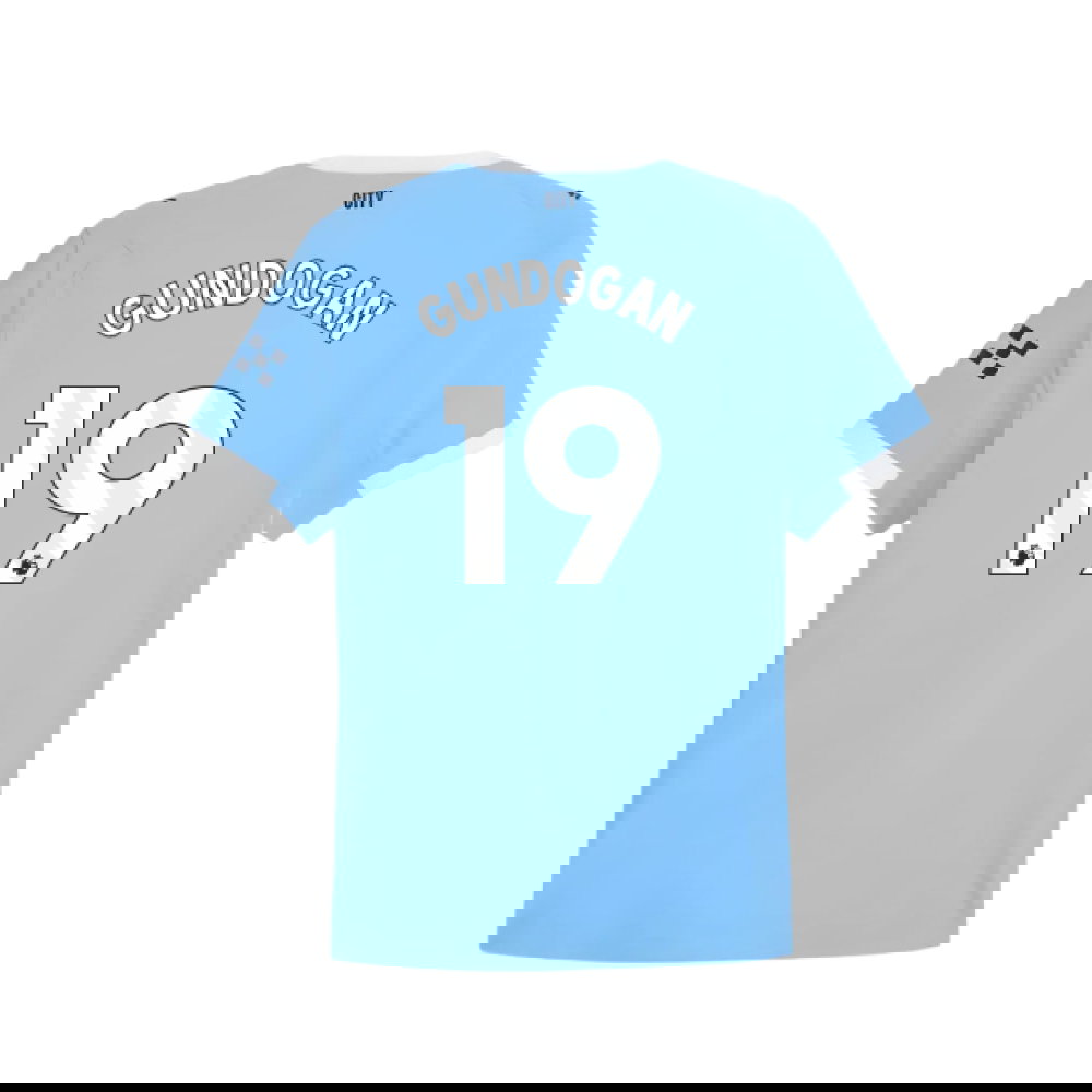 2025-2026 Man City Authentic Home Shirt (Gundogan 19)
