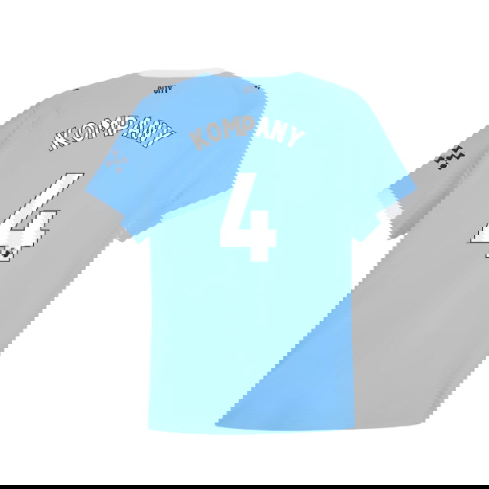 2025-2026 Man City Authentic Home Shirt (Kompany 4)