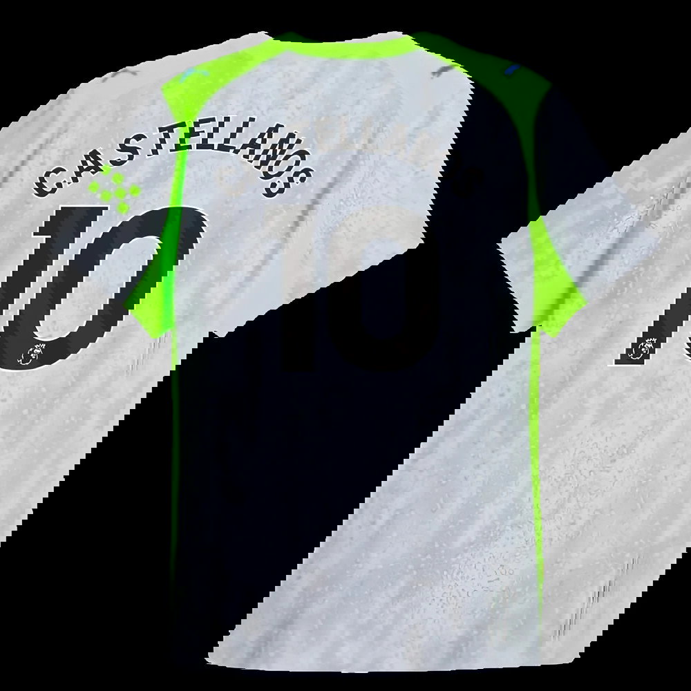 2025-2026 Man City Authentic Third Shirt (Castellanos 10)