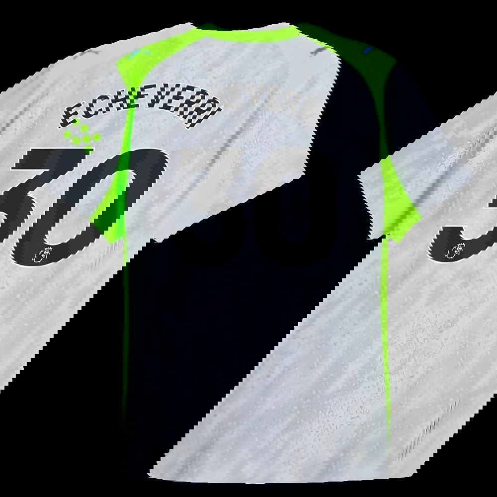 2025-2026 Man City Authentic Third Shirt (Echeverri 30)