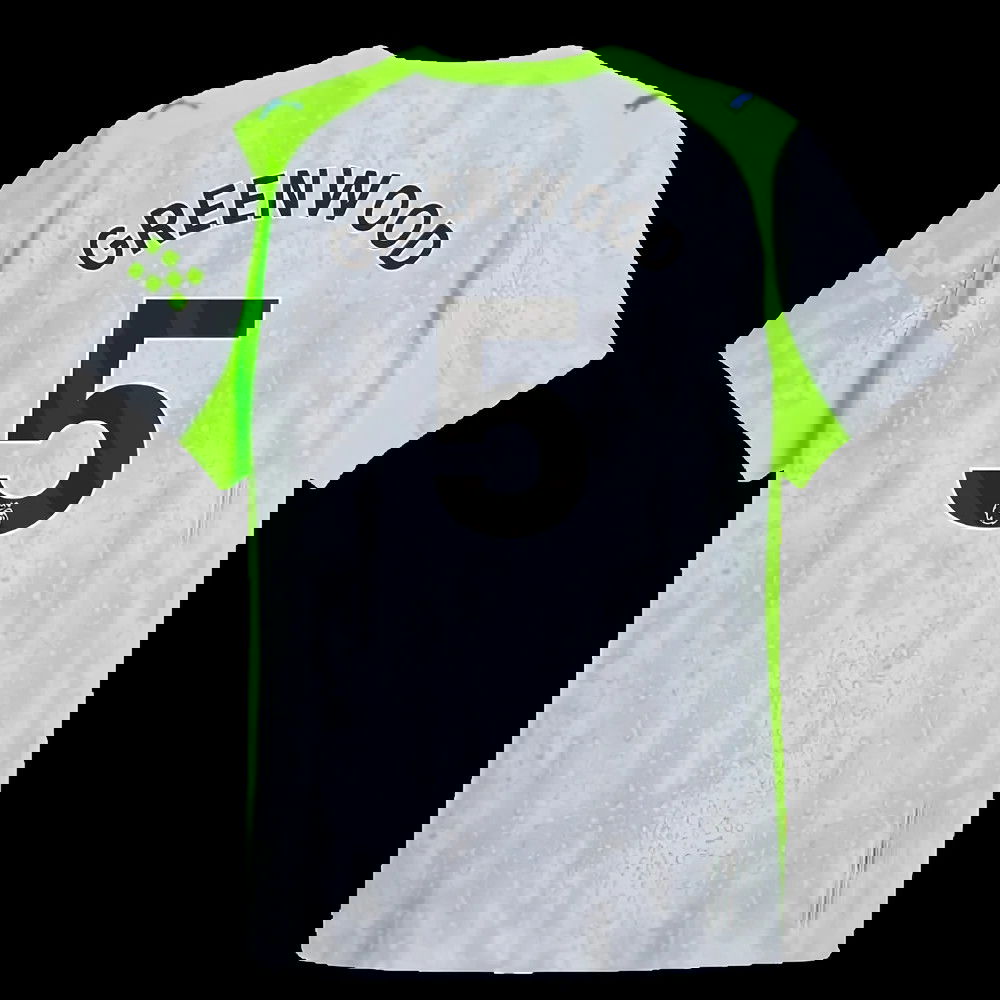 2025-2026 Man City Authentic Third Shirt (Greenwood 5)
