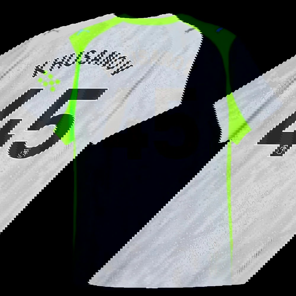 2025-2026 Man City Authentic Third Shirt (Khusanov 45)