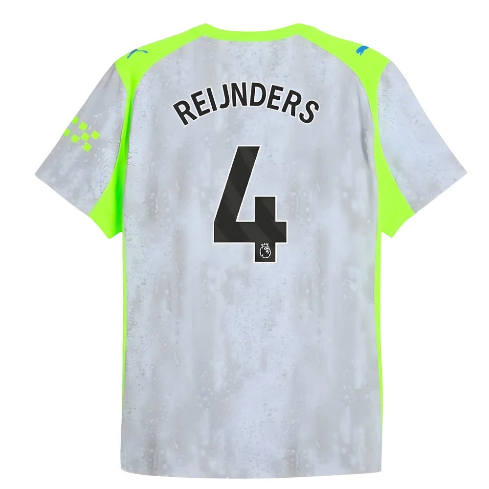 2025-2026 Man City Authentic Third Shirt (Reijnders 4)