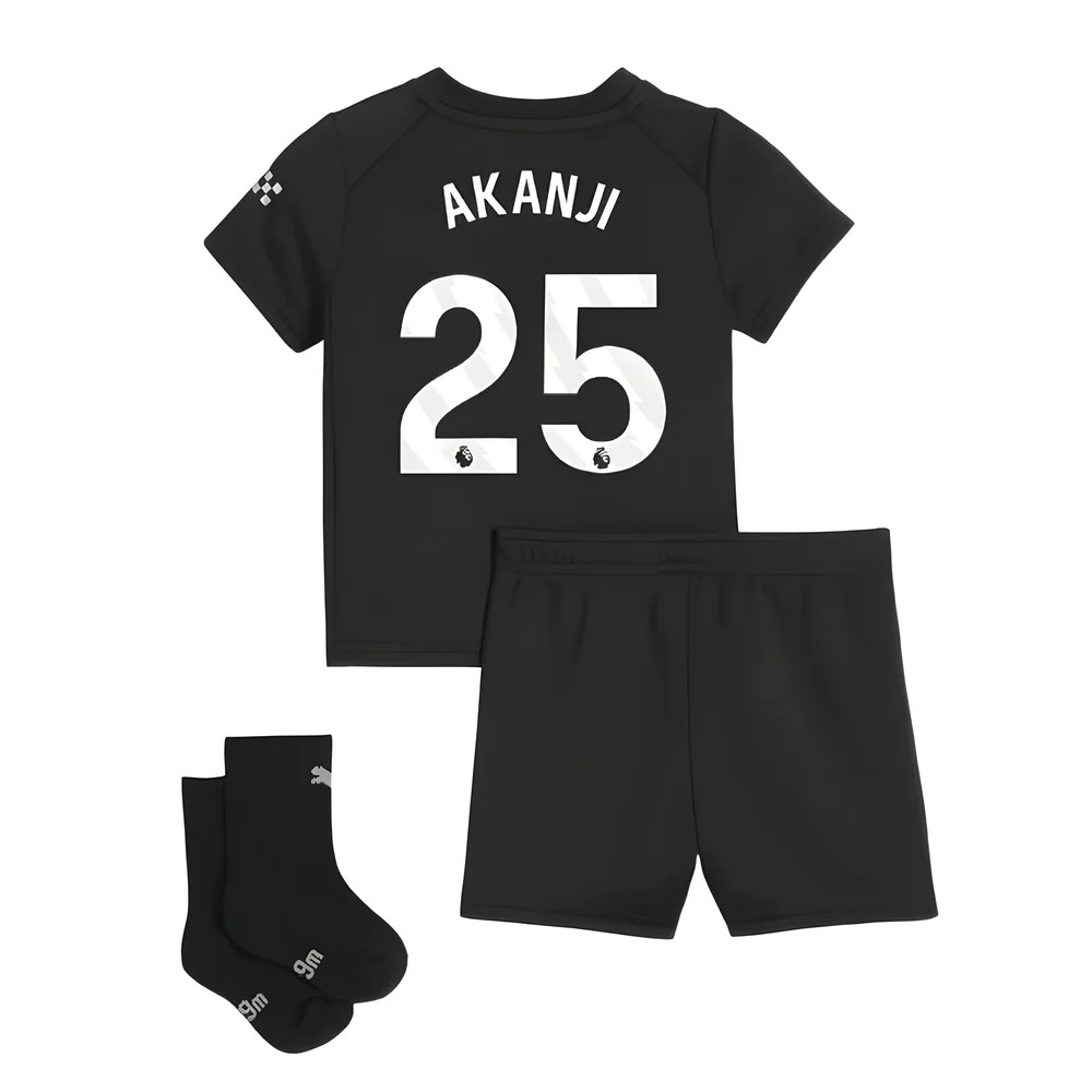 2025-2026 Man City Away Baby Kit (Akanji 25)