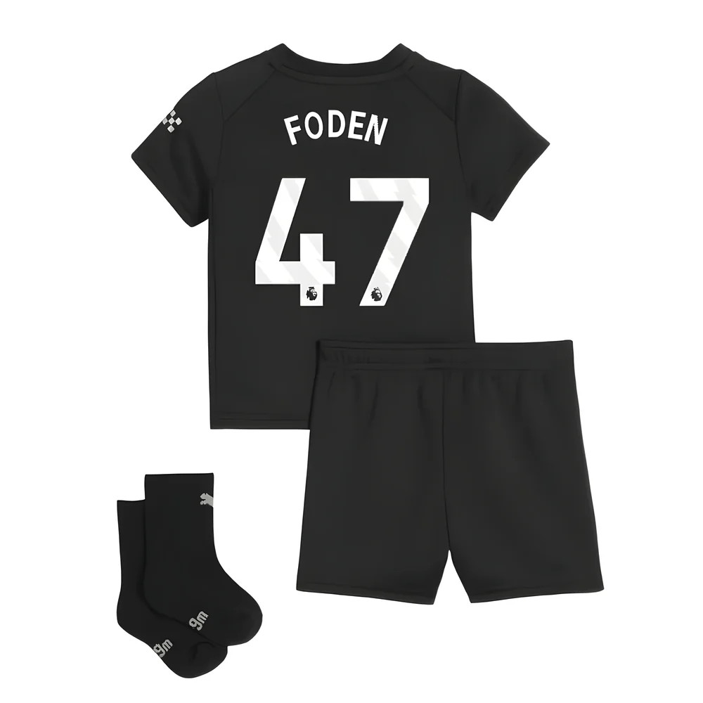 2025-2026 Man City Away Baby Kit (Foden 47)