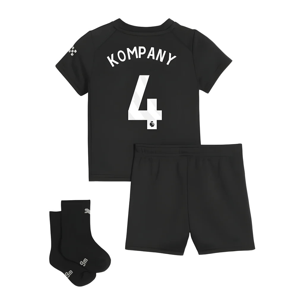 2025-2026 Man City Away Baby Kit (Kompany 4)