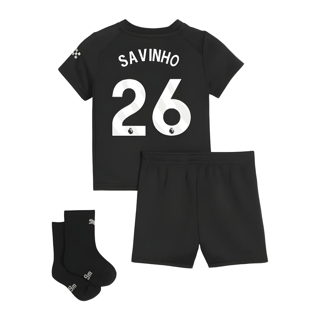 2025-2026 Man City Away Baby Kit (Savinho 26)