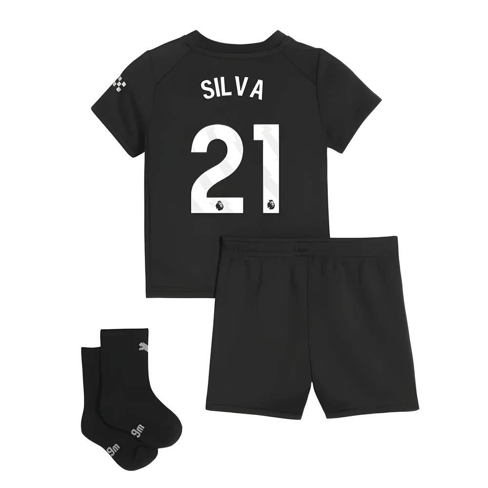 2025-2026 Man City Away Baby Kit (Silva 21)