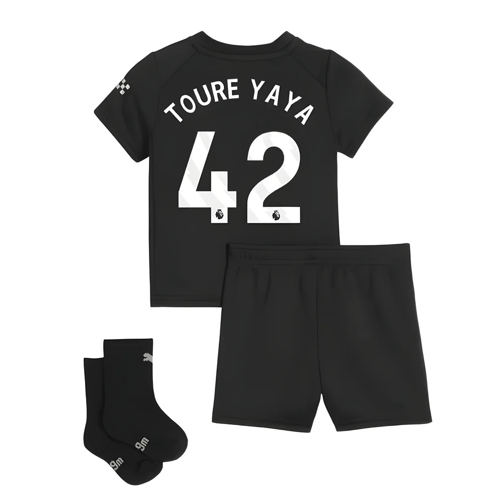 2025-2026 Man City Away Baby Kit (Toure Yaya 42)