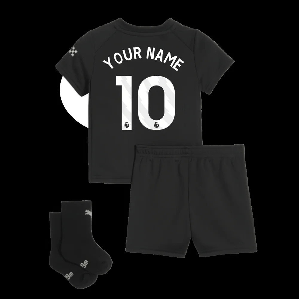 2025-2026 Man City Away Baby Kit (Your Name)