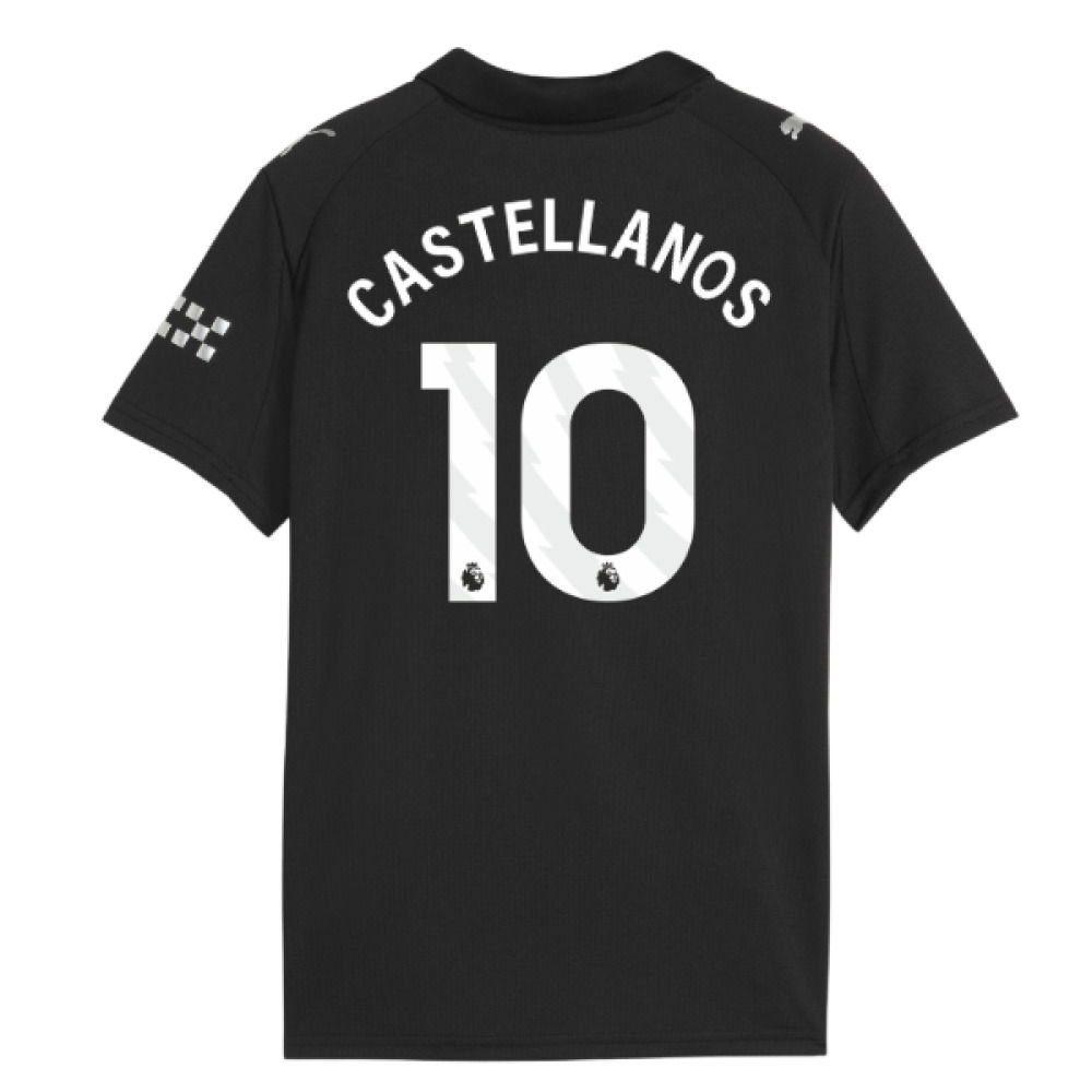 2025-2026 Man City Away Mini Kit (Castellanos 10)