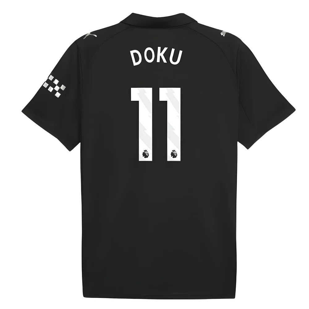 2025-2026 Man City Away Shirt (Doku 11)