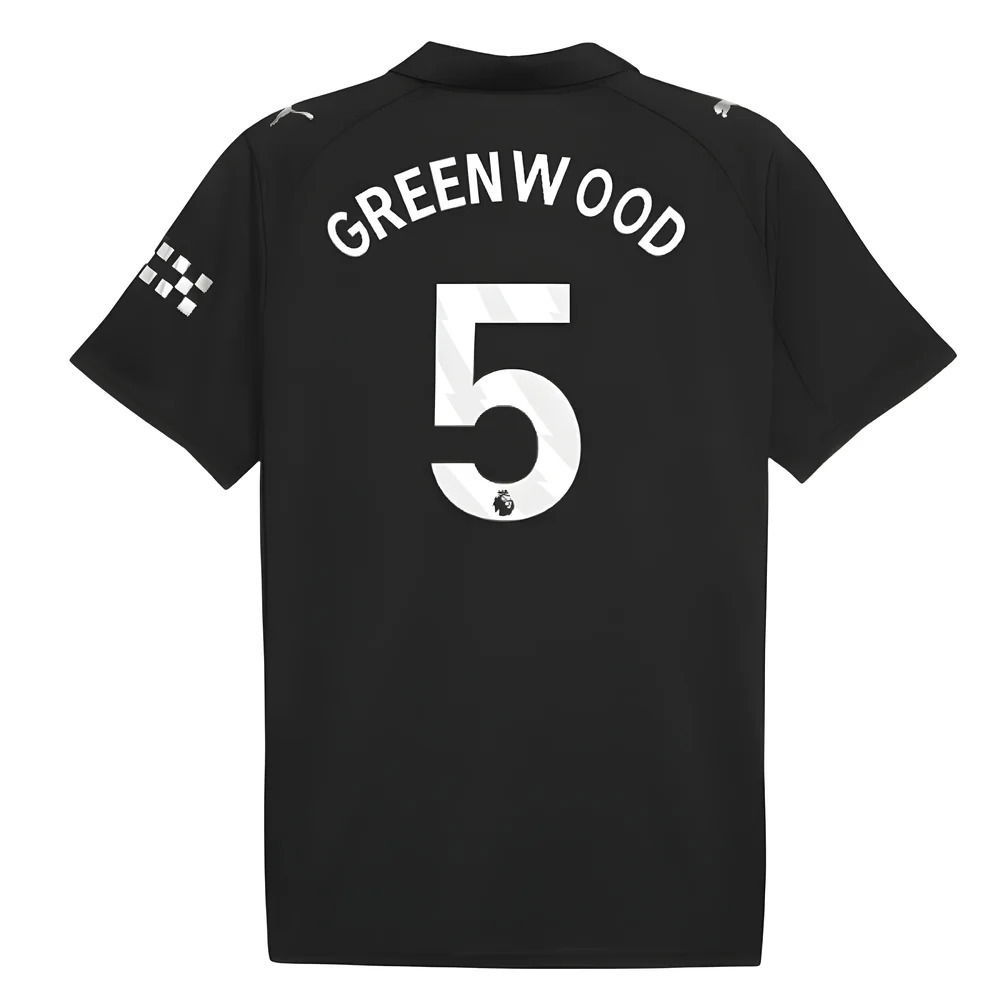 2025-2026 Man City Away Shirt (Greenwood 5)