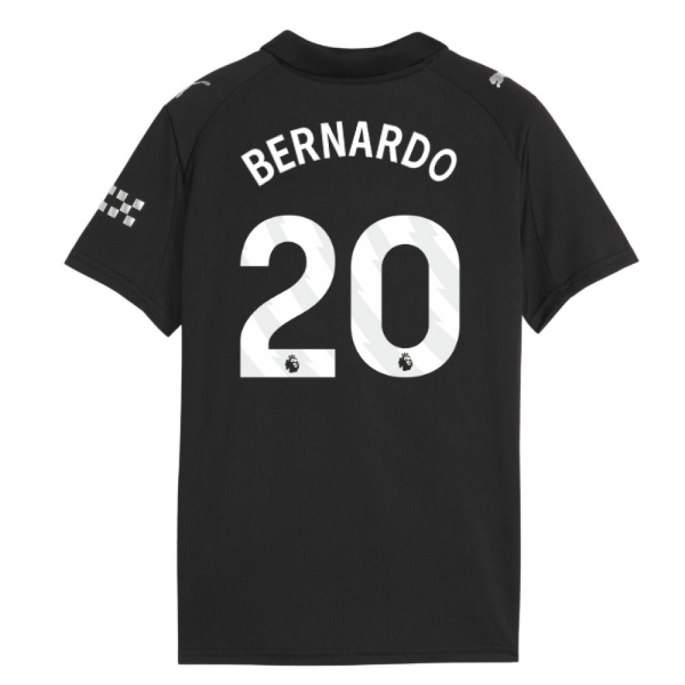 2025-2026 Man City Away Shirt (Kids) (Bernardo 20)