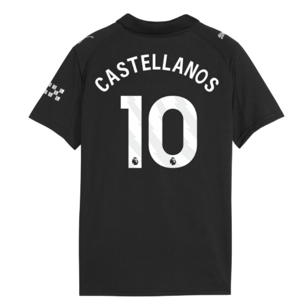 2025-2026 Man City Away Shirt (Kids) (Castellanos 10)