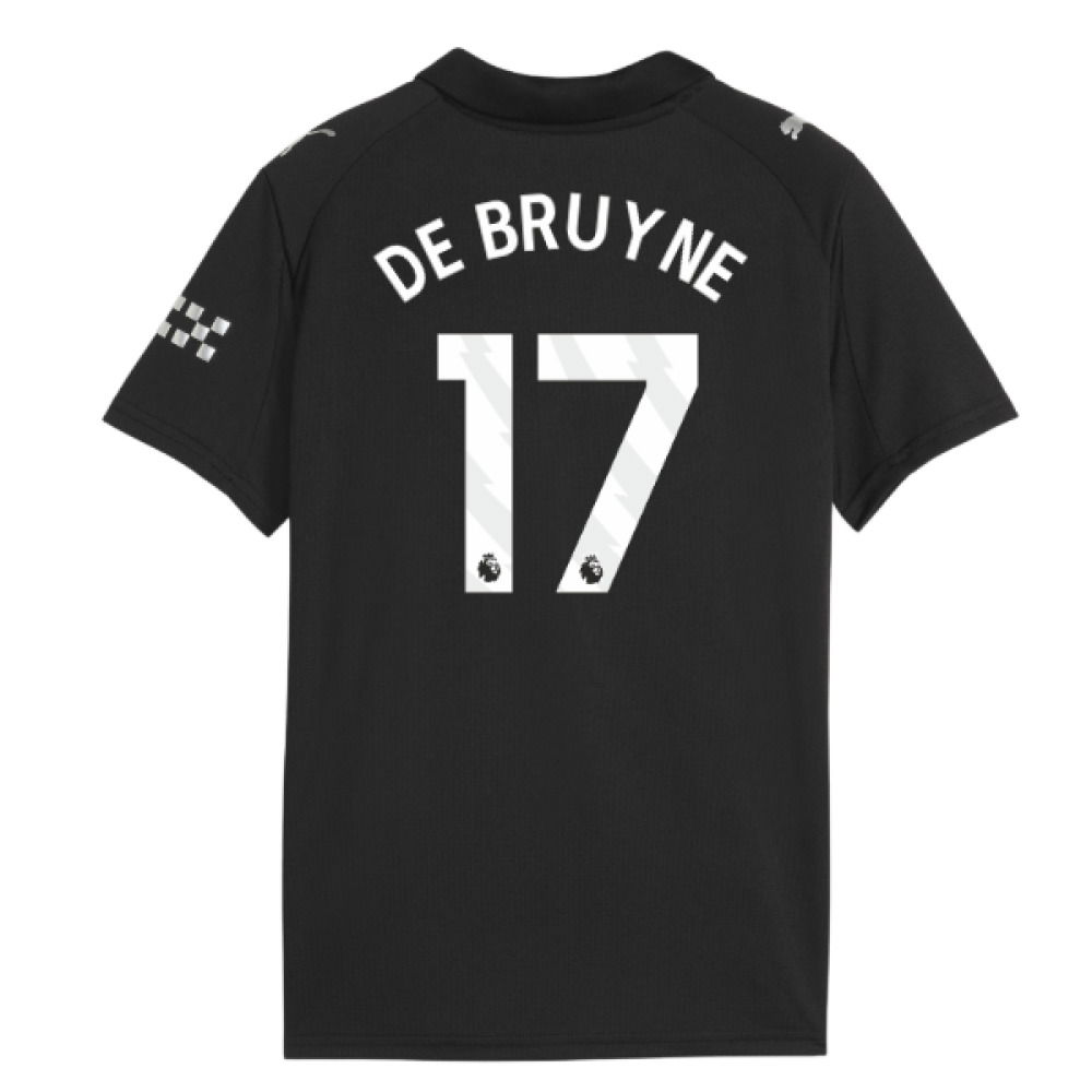 2025-2026 Man City Away Shirt (Kids) (De Bruyne 17)