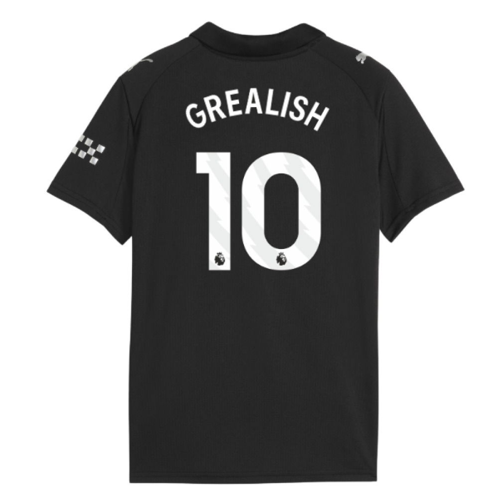 2025-2026 Man City Away Shirt (Kids) (Grealish 10)