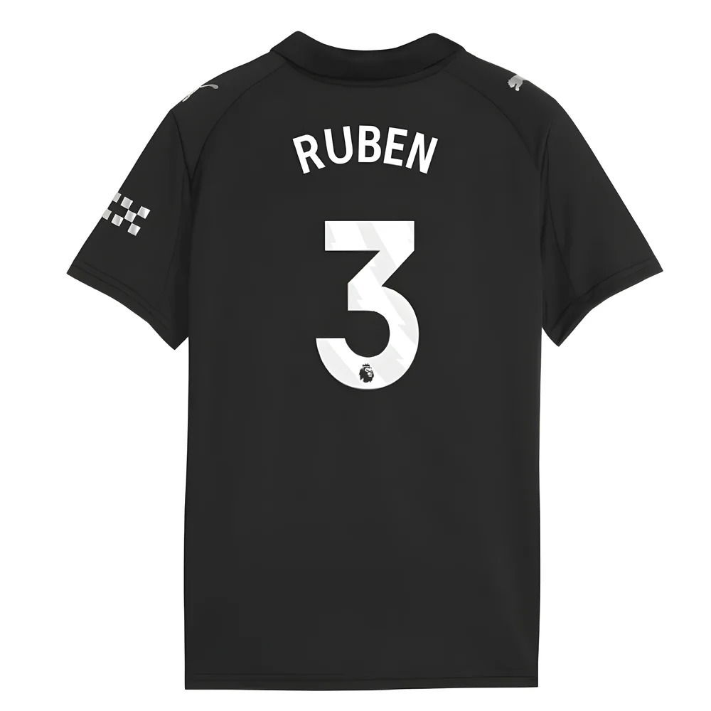 2025-2026 Man City Away Shirt (Kids) (Ruben 3)