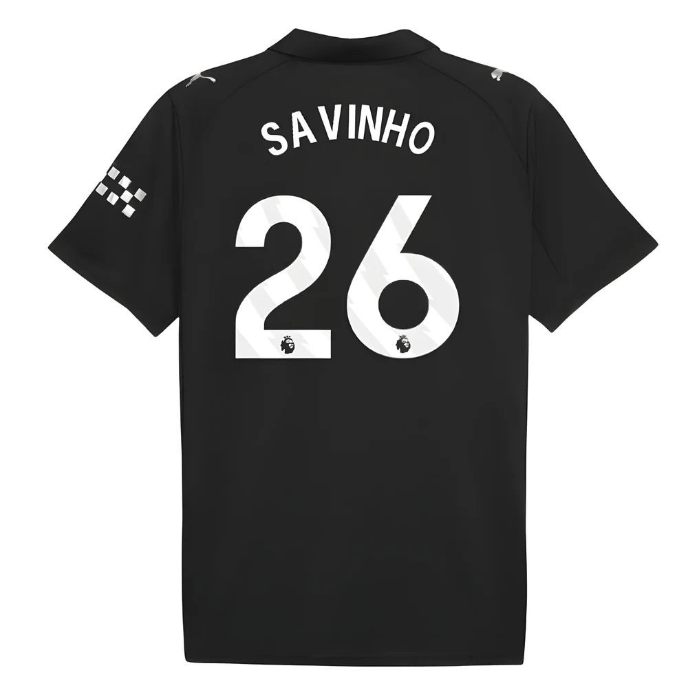 2025-2026 Man City Away Shirt (Savinho 26)