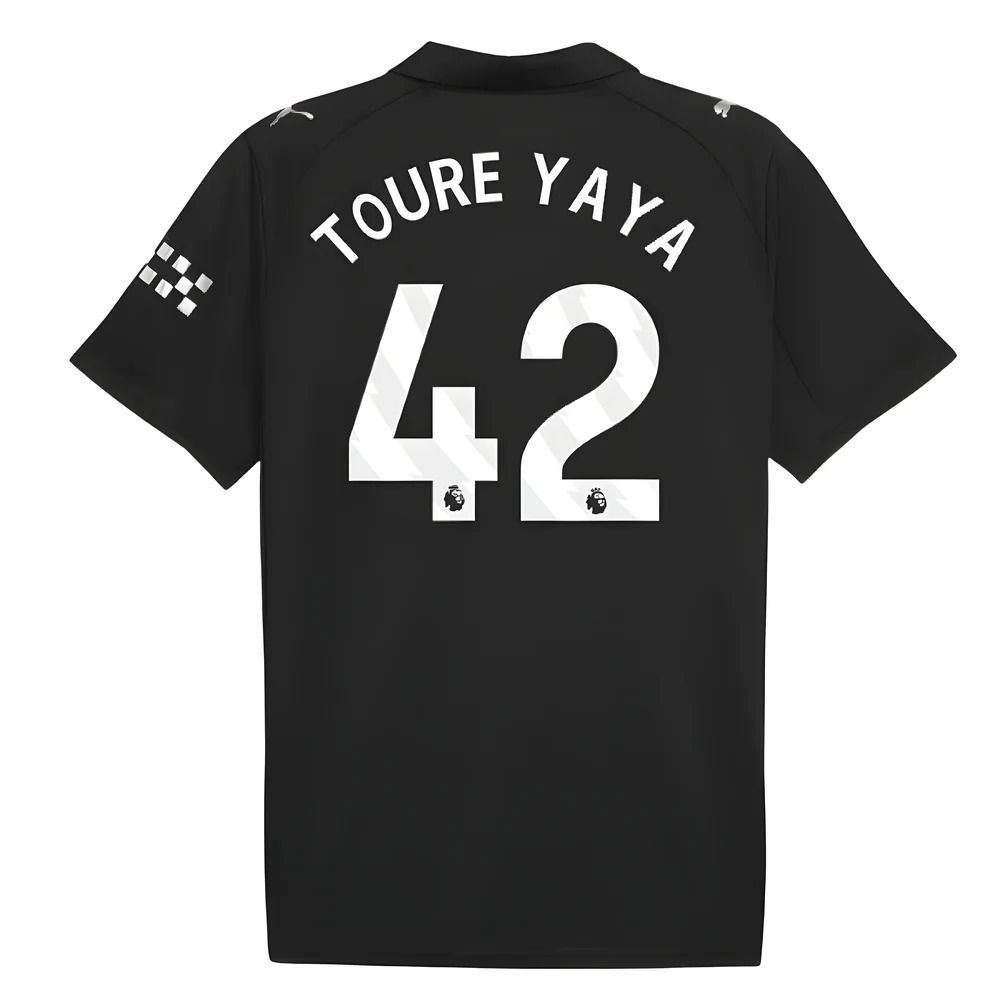 2025-2026 Man City Away Shirt (Toure Yaya 42)
