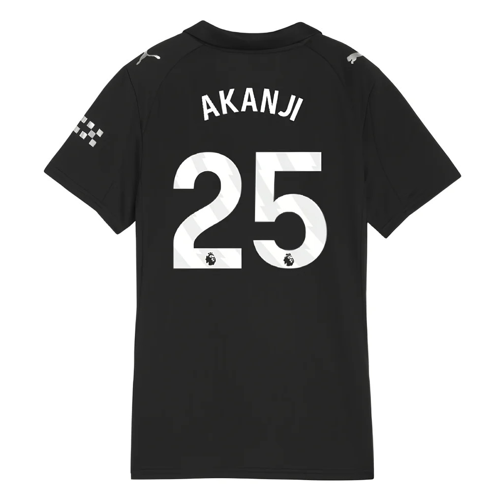 2025-2026 Man City Away Shirt (Womens) (Akanji 25)