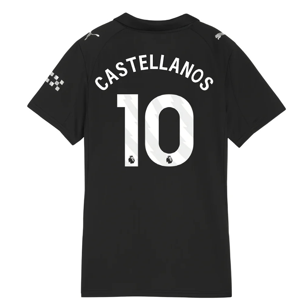 2025-2026 Man City Away Shirt (Womens) (Castellanos 10)