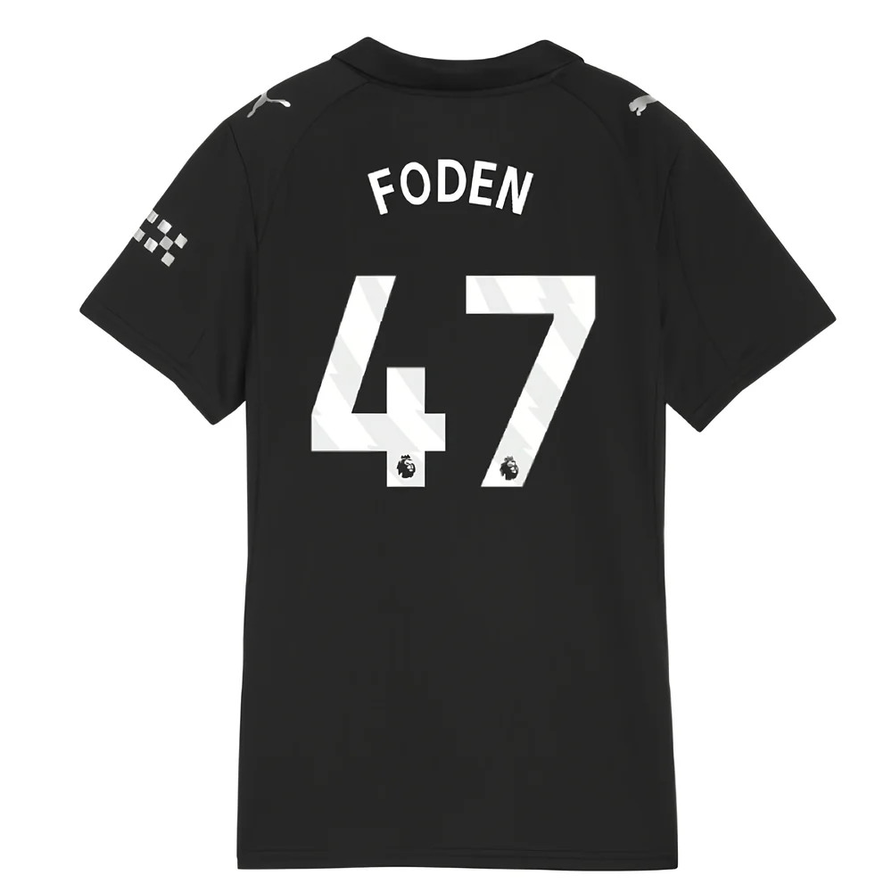2025-2026 Man City Away Shirt (Womens) (Foden 47)