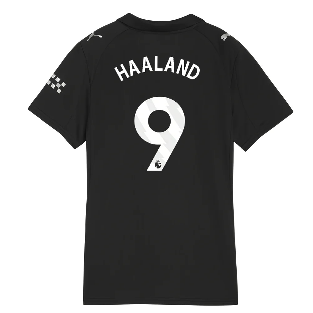 2025-2026 Man City Away Shirt (Womens) (Haaland 9)
