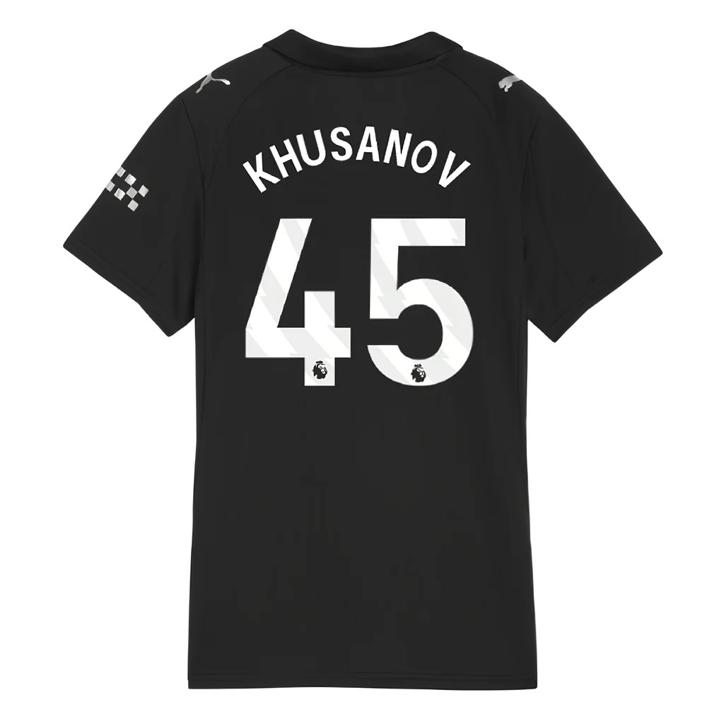 2025-2026 Man City Away Shirt (Womens) (Khusanov 45)