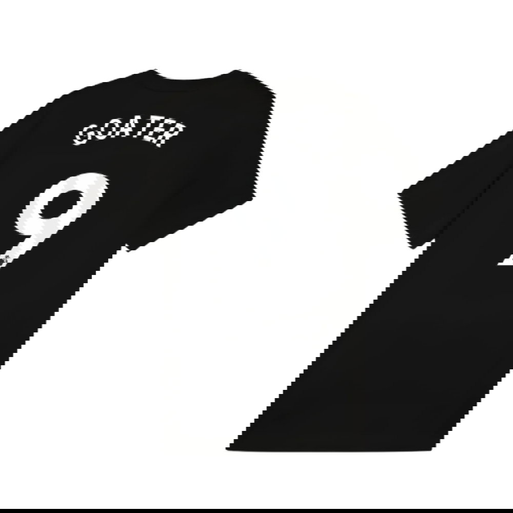 2025-2026 Man City FtblESS Tee (Black) (Goater 9)