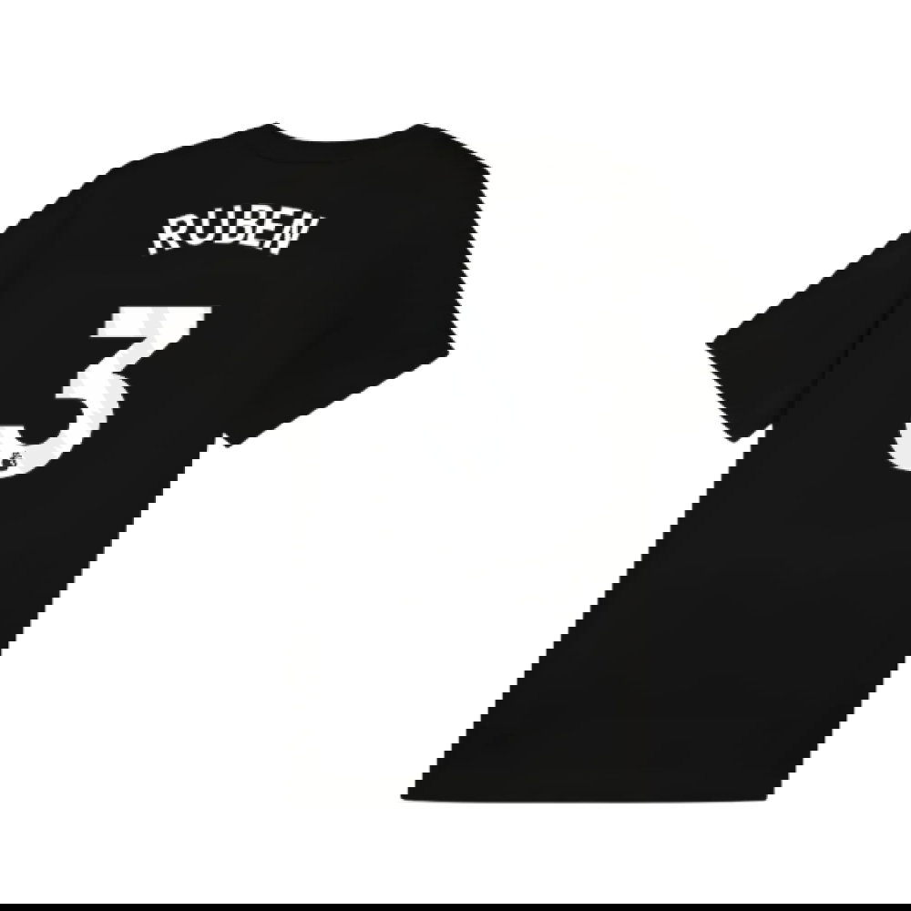 2025-2026 Man City FtblESS Tee (Black) (Ruben 3)