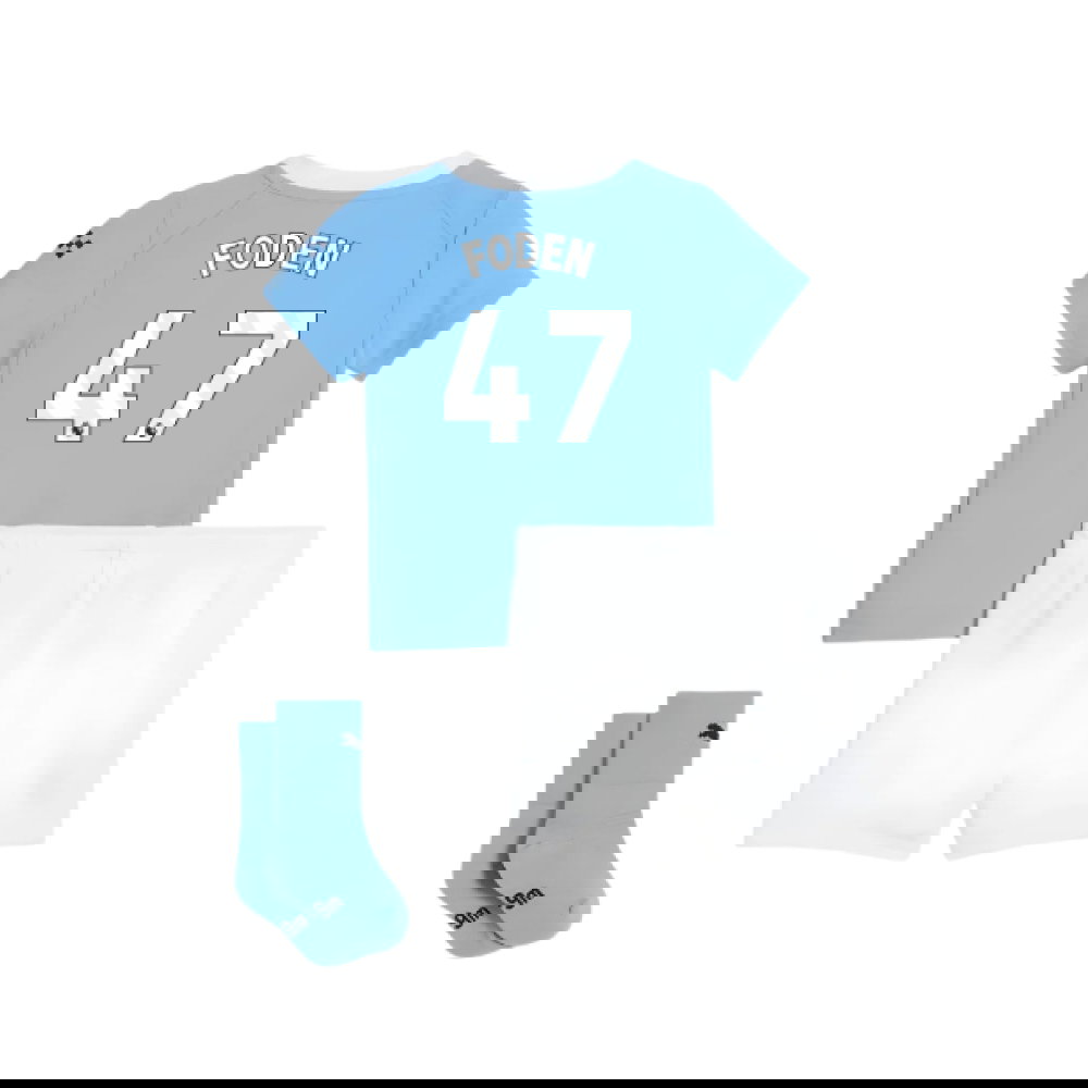 2025-2026 Man City Home Baby Kit (Foden 47)