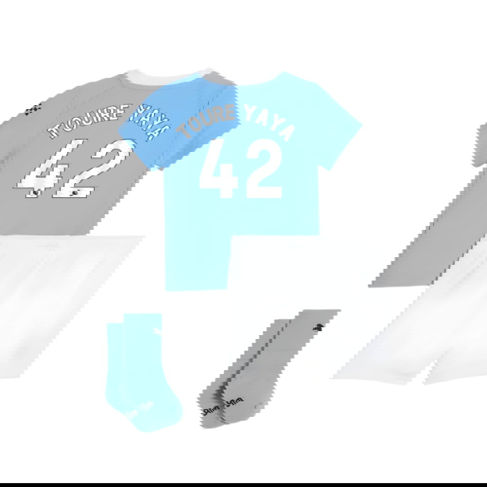 2025-2026 Man City Home Baby Kit (Toure Yaya 42)