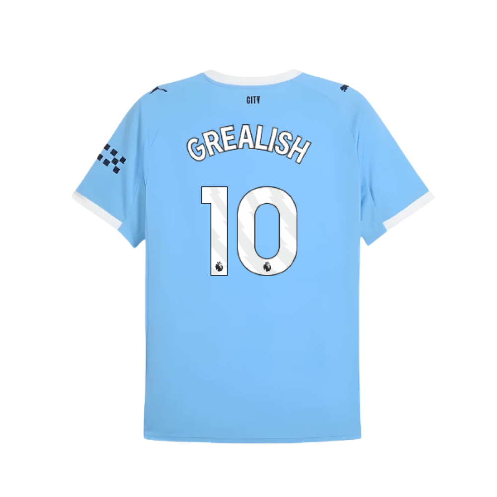 2025-2026 Man City Home Shirt (Grealish 10)