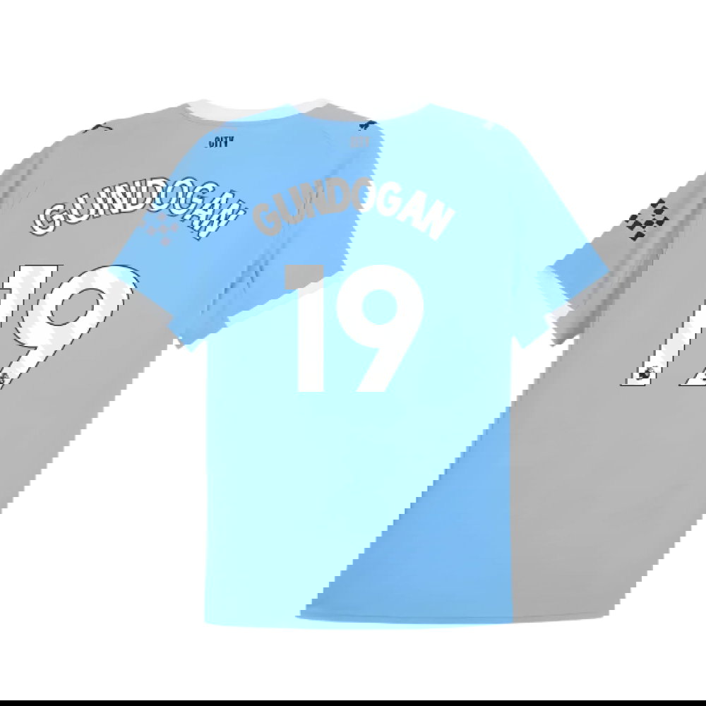 2025-2026 Man City Home Shirt (Gundogan 19)