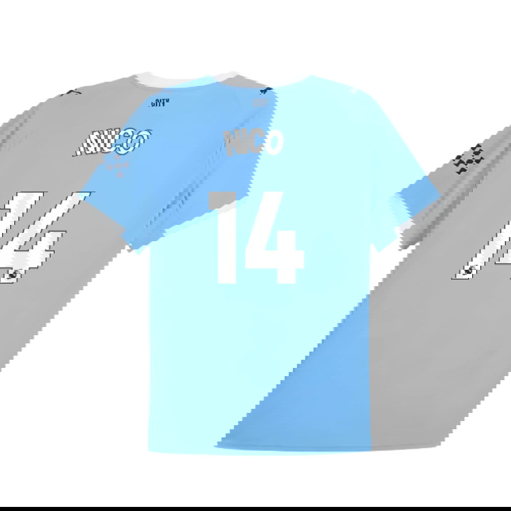 2025-2026 Man City Home Shirt (Nico 14)