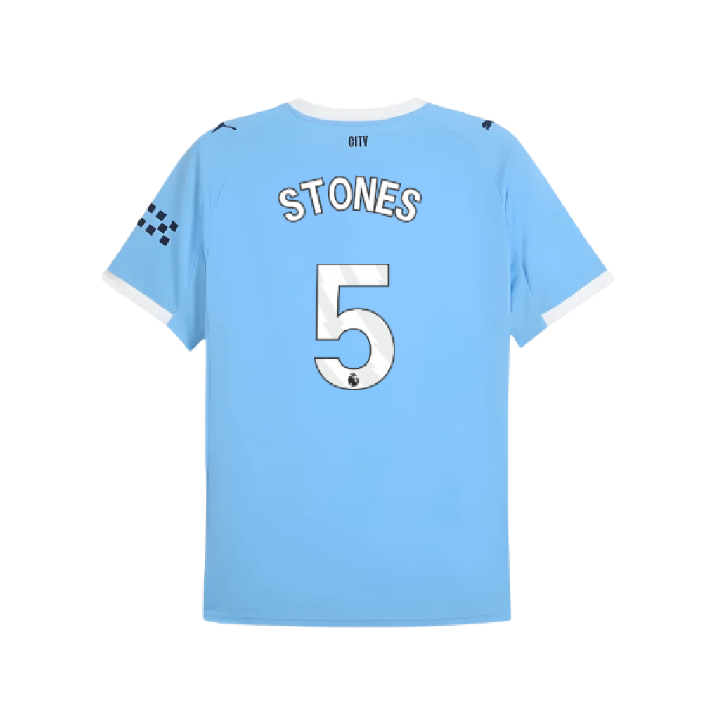 2025-2026 Man City Home Shirt (Stones 5)