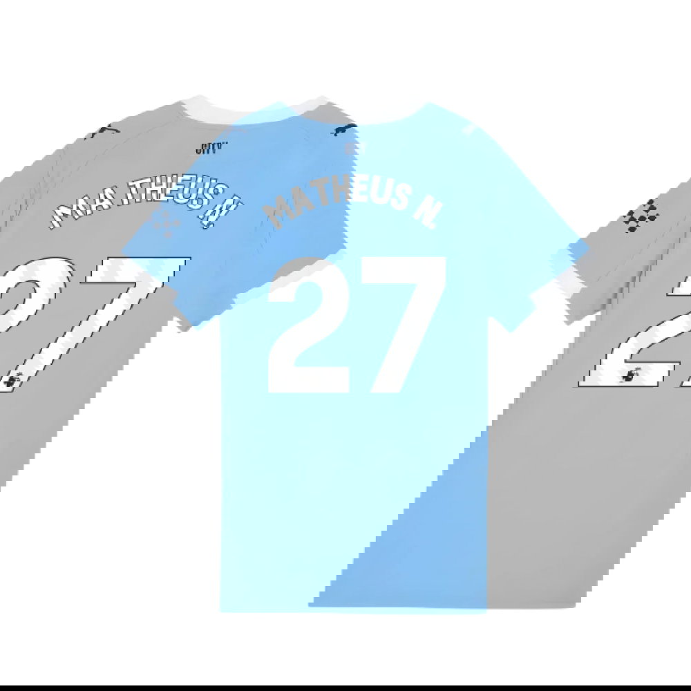 2025-2026 Man City Home Shirt (Womens) (Matheus N. 27)