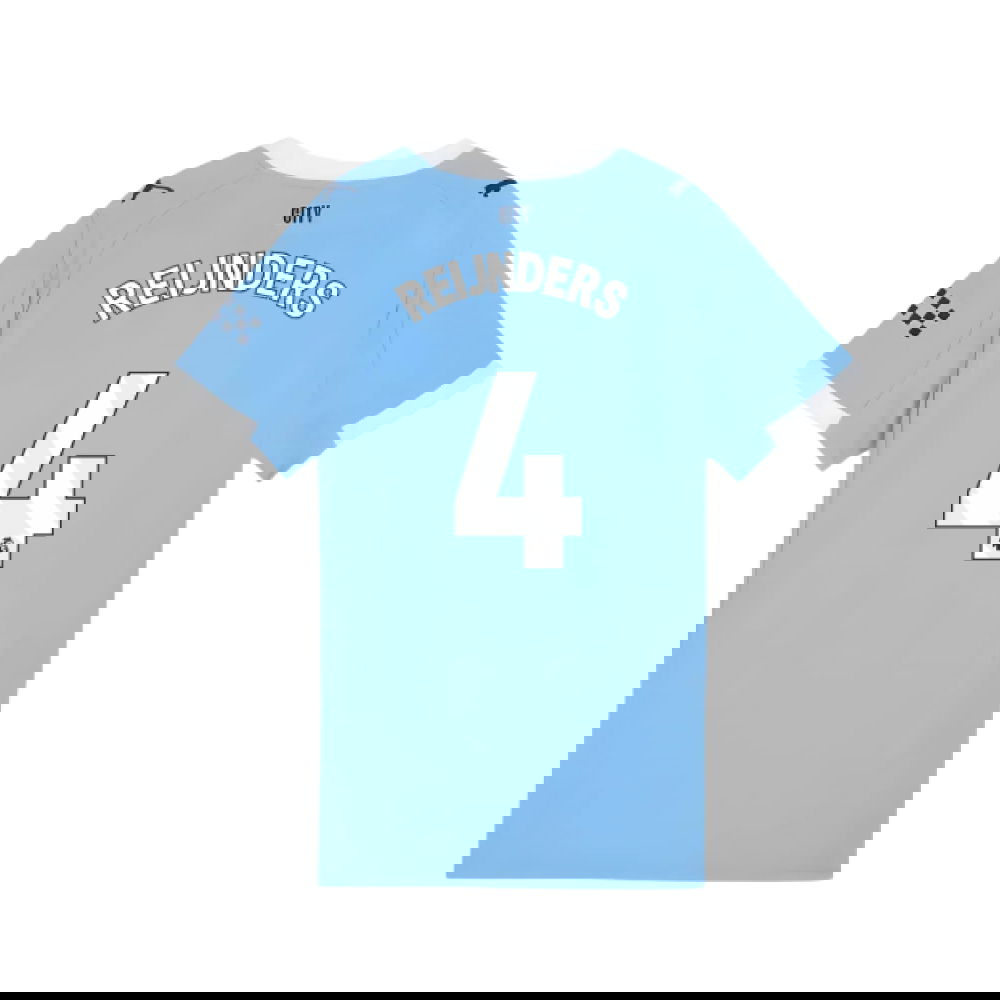 2025-2026 Man City Home Shirt (Womens) (Reijnders 4)