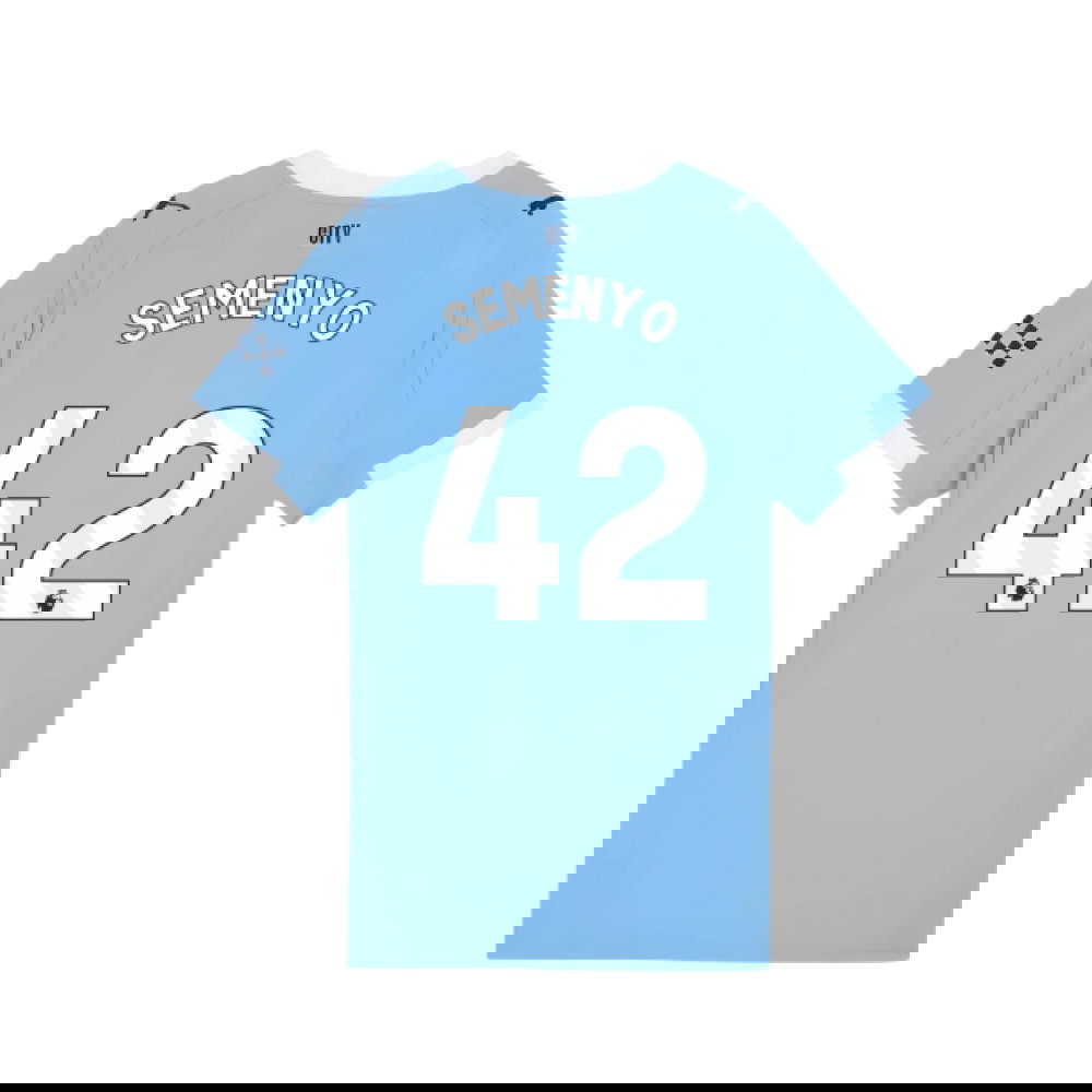 2025-2026 Man City Home Shirt (Womens) (Semenyo 42)
