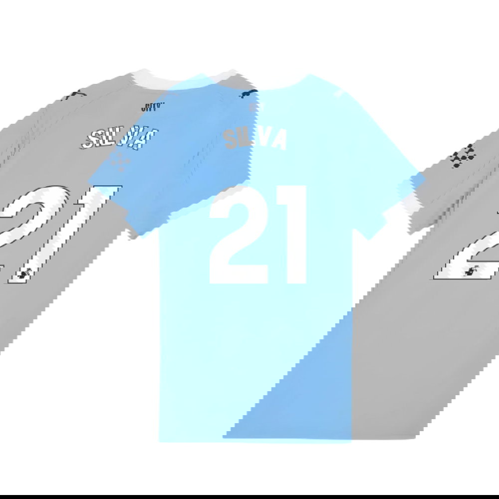 2025-2026 Man City Home Shirt (Womens) (Silva 21)