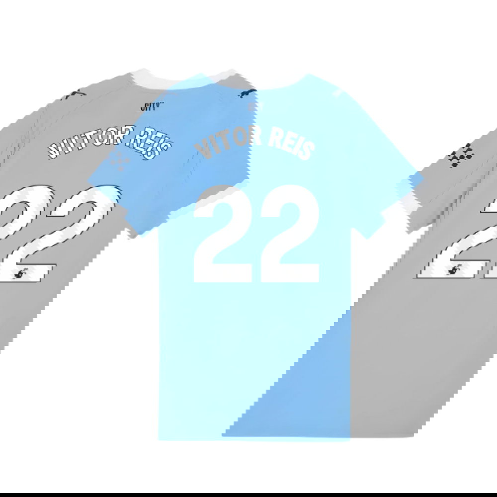2025-2026 Man City Home Shirt (Womens) (Vitor Reis 22)