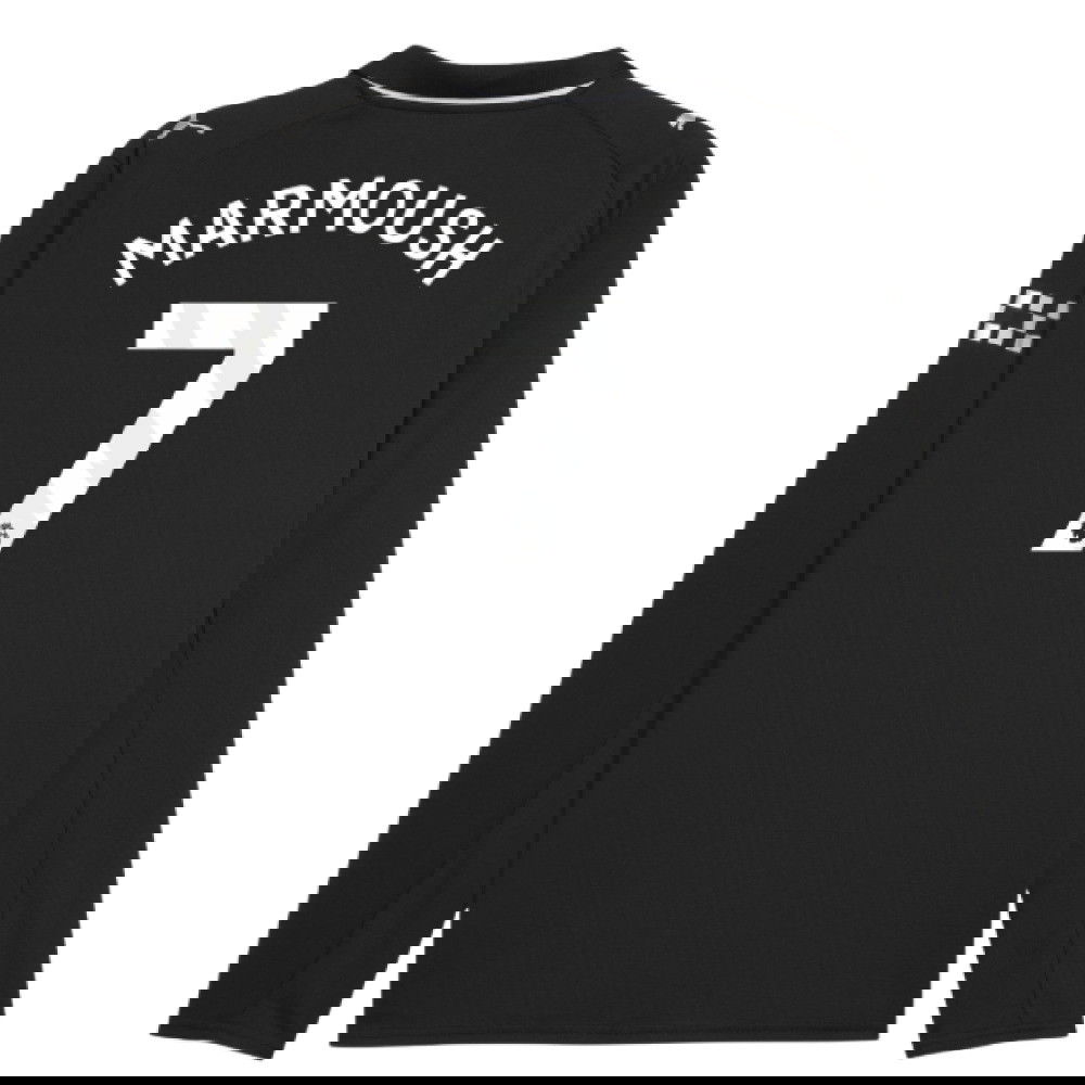 2025-2026 Man City Long Sleeve Away Shirt (Marmoush 7)