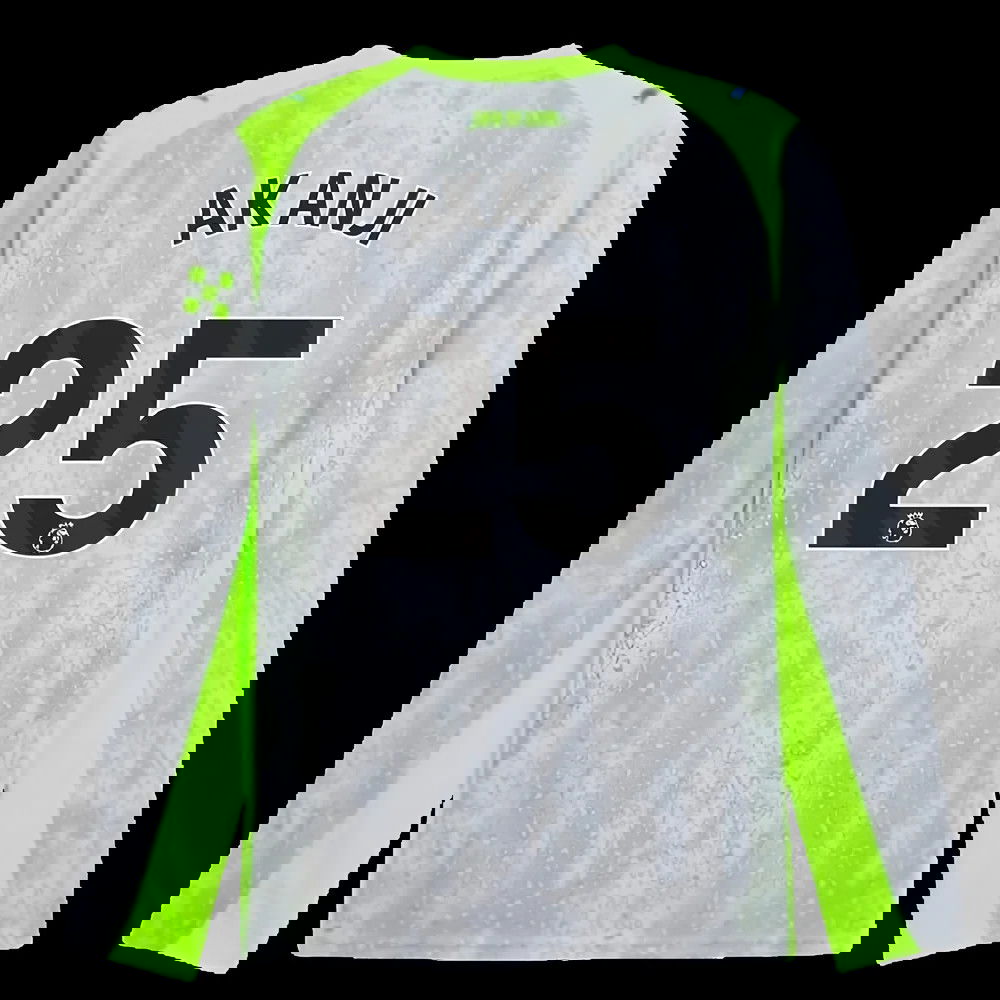 2025-2026 Man City Long Sleeve Third Shirt (Akanji 25)