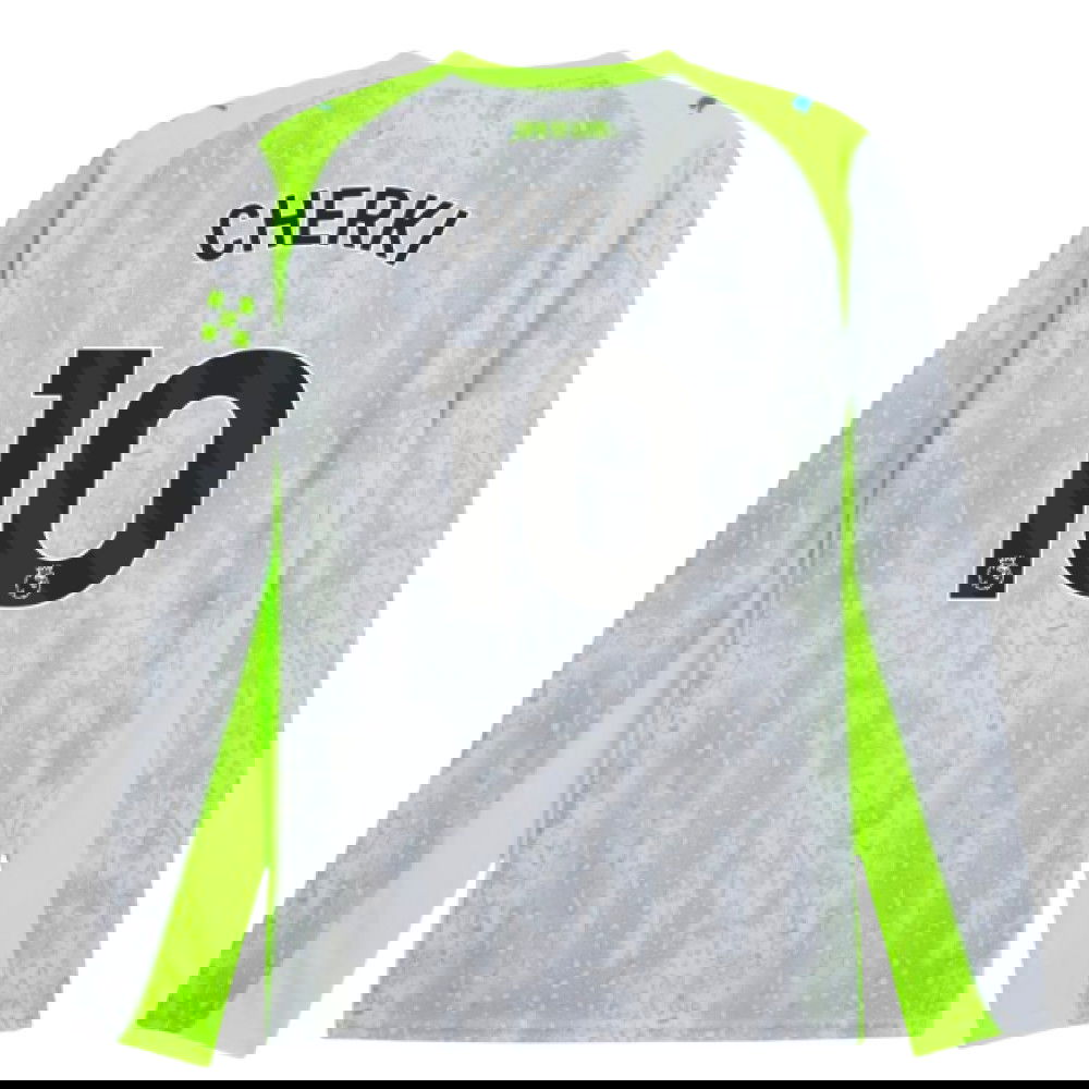 2025-2026 Man City Long Sleeve Third Shirt (Cherki 10)