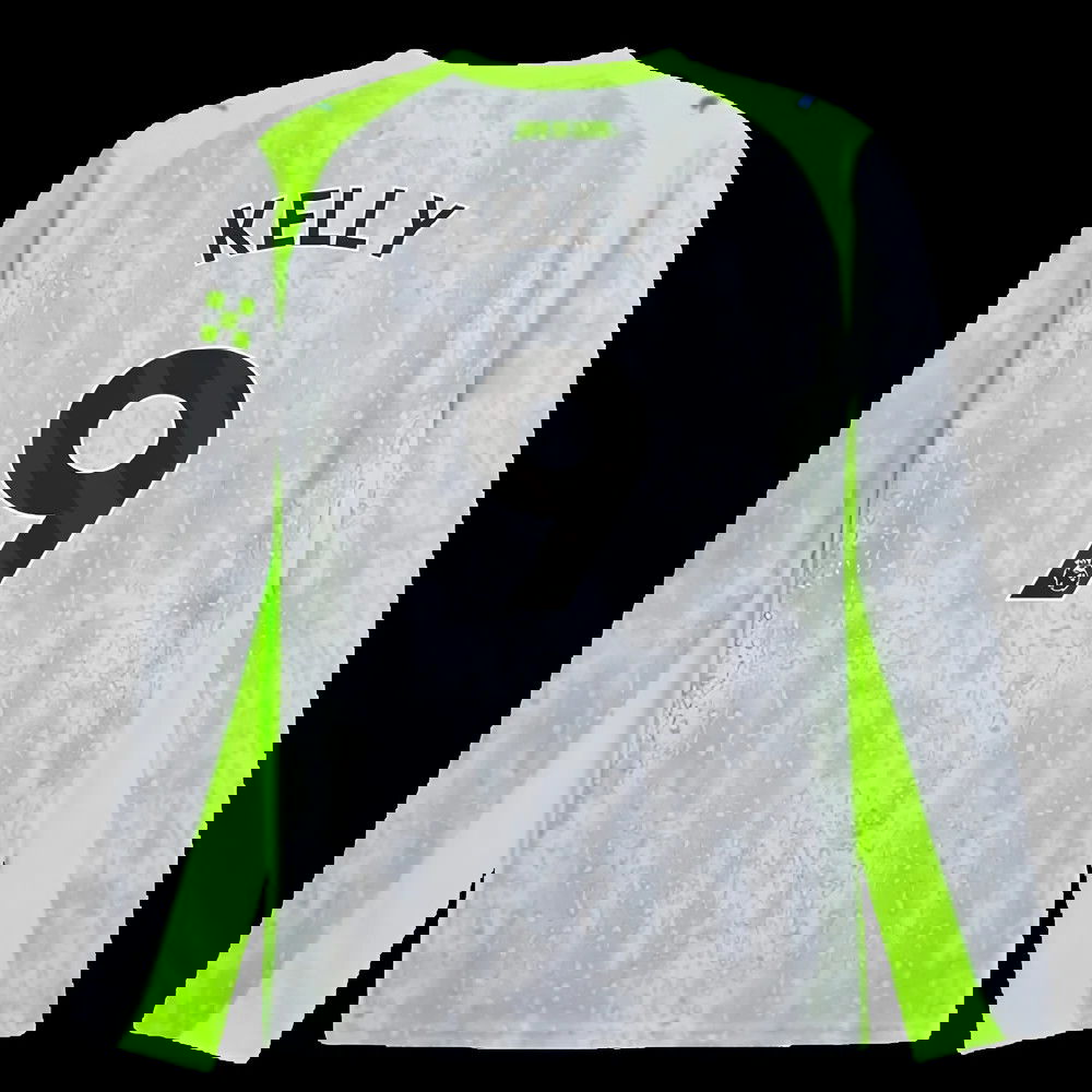 2025-2026 Man City Long Sleeve Third Shirt (Kelly 9)